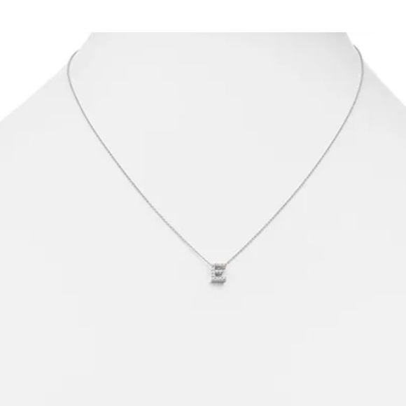 Roberto Coin Diamond E Necklace - Picture 2 of 13